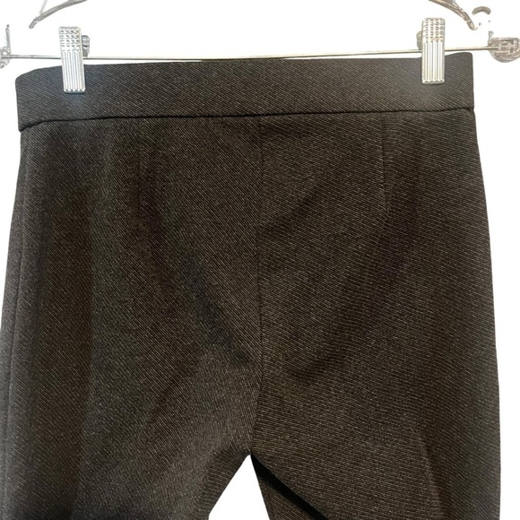 Theory Knit Twill Pull On Pants Charcoal Gray Medium - Picture 4 of 8